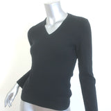 TSE Classic Cashmere V-Neck Sweater Black Size Small