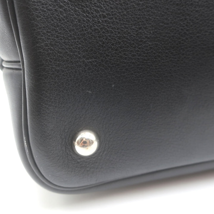 Hermes 2006 Bolide Web 1923 Bag Black Swift Leather Palladium Hardware