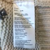 Bogner Sinta Cashmere Fair Isle Intarsia Turtleneck Sweater Light Gray Size 40