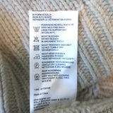 Bogner Sinta Cashmere Fair Isle Intarsia Turtleneck Sweater Light Gray Size 40