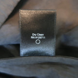 Jenni Kayne Alyssandra Empire Waist Maxi Dress Charcoal Taffeta Size Extra Small