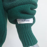 Madhappy Ombre Knit Oversized Sweater Green Size Medium Unisex Crewneck Pullover