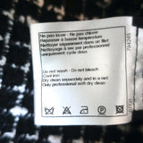 Chanel Tweed Skirt Black/White Wool-Blend Size 38