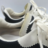 Hermes Bouncing Sneakers Black Mesh & Light Gray Suede Size 43.5