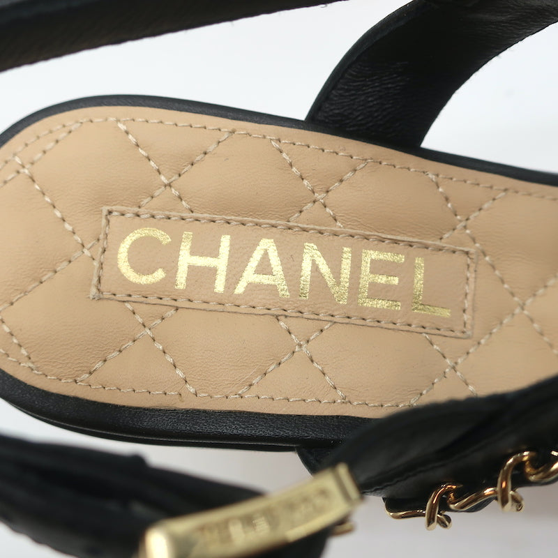 Chanel Logo Cork Slide Sandals - Neutrals Sandals, Shoes