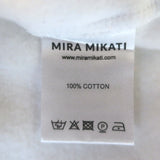Mira Mikati Wanderlust Embroidered Fleece Sweatshirt White/Rainbow Size 42