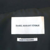Isabel Marant Etoile Cyril Peacoat Navy Wool Size 40 Double Breasted Jacket