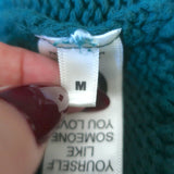 Madhappy Ombre Knit Oversized Sweater Green Size Medium Unisex Crewneck Pullover