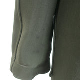 Jil Sander Button-Front Coat Forest Green Wool-Blend Size 40