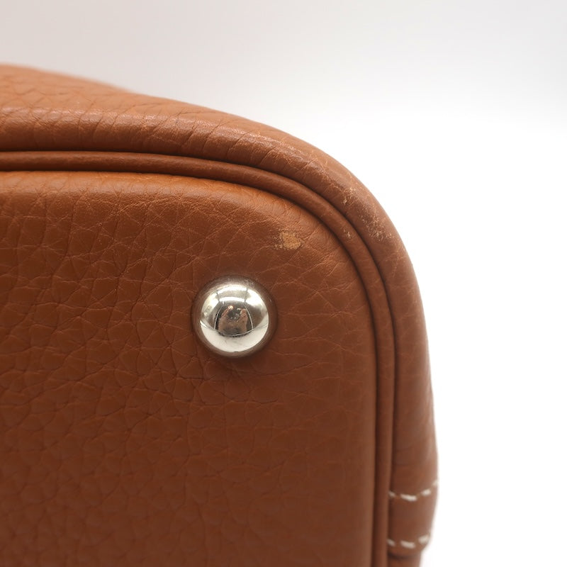 Hermes 2006 Bolide 31 Bag Gold Taurillon Clemence Leather Palladium Hardware