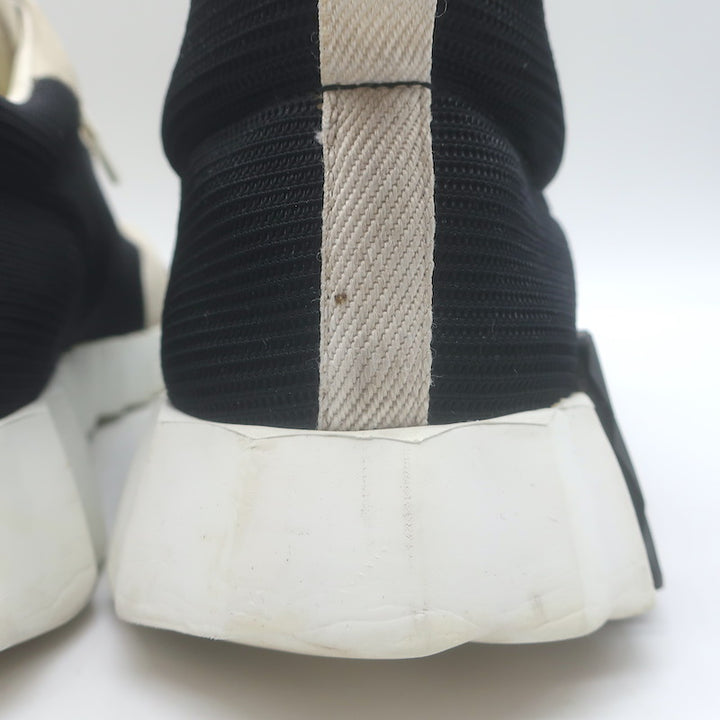 Hermes Bouncing Sneakers Black Mesh &amp; Light Gray Suede Size 43.5