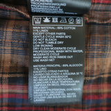 Ba&sh Shea Embroidered Checked Shirt Brown Cotton-Linen Size 1