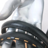 Givenchy Small Antigona chain-trimmed black leather crossbody with gold hardware, authentic pre-owned luxury handbag