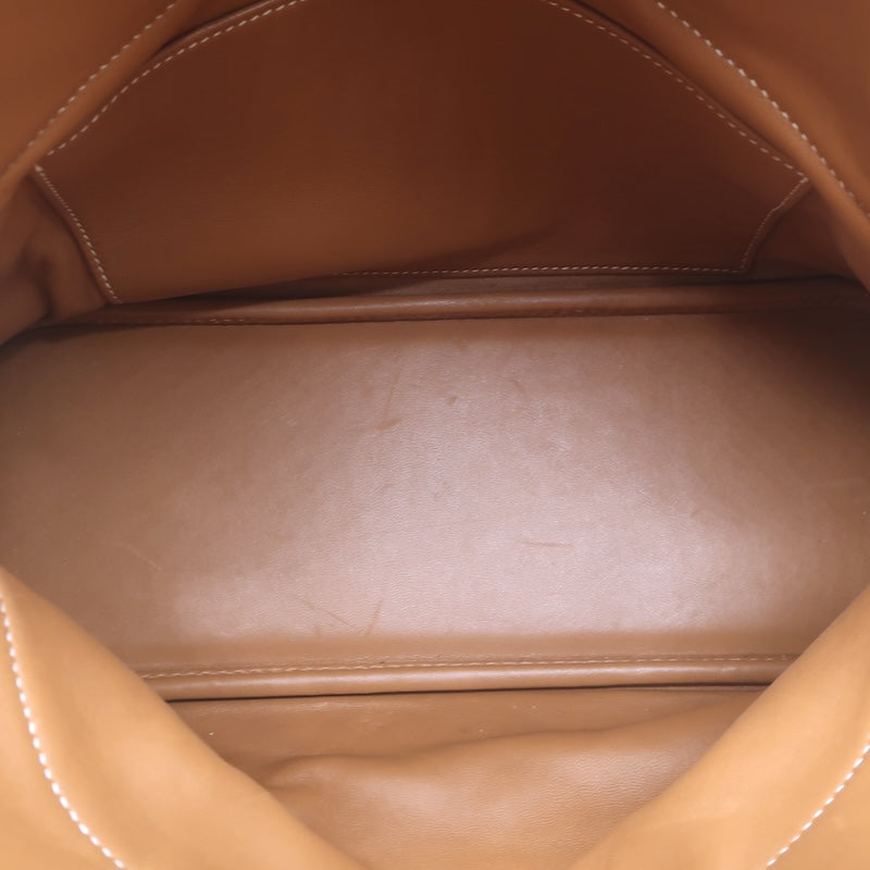 Hermes 2006 Bolide 31 Bag Gold Taurillon Clemence Leather Palladium Hardware