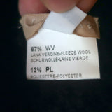 Alaia Twist-Front Shrug Cardigan Black Virgin Wool Textured Knit Size 38