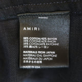 Amiri Distressed Ombre Plaid Flannel Shirt Blue Size Large