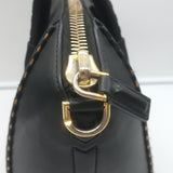 Givenchy Chain-Trimmed Small Antigona black leather crossbody with gold hardware, authentic pre-owned