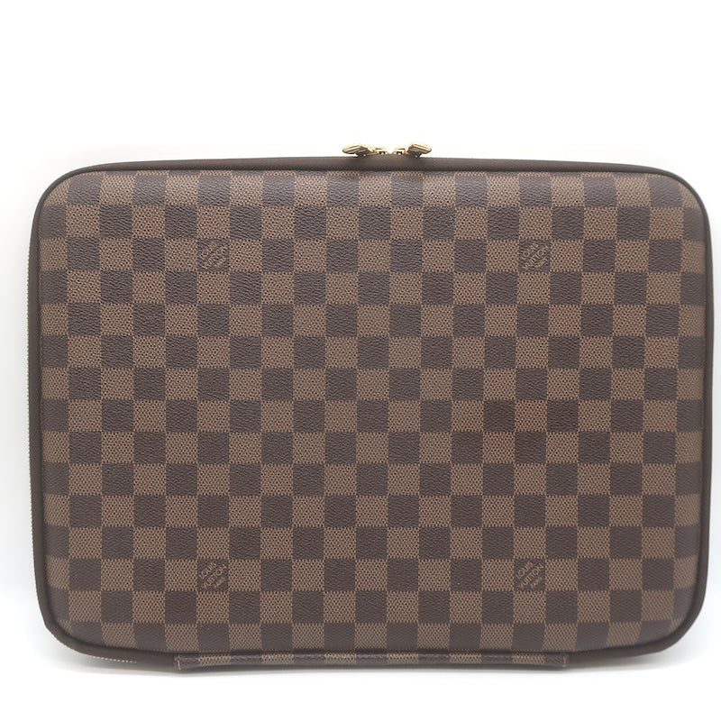 Louis Vuitton Damier Canvas 13 Inch Laptop Case Ebony