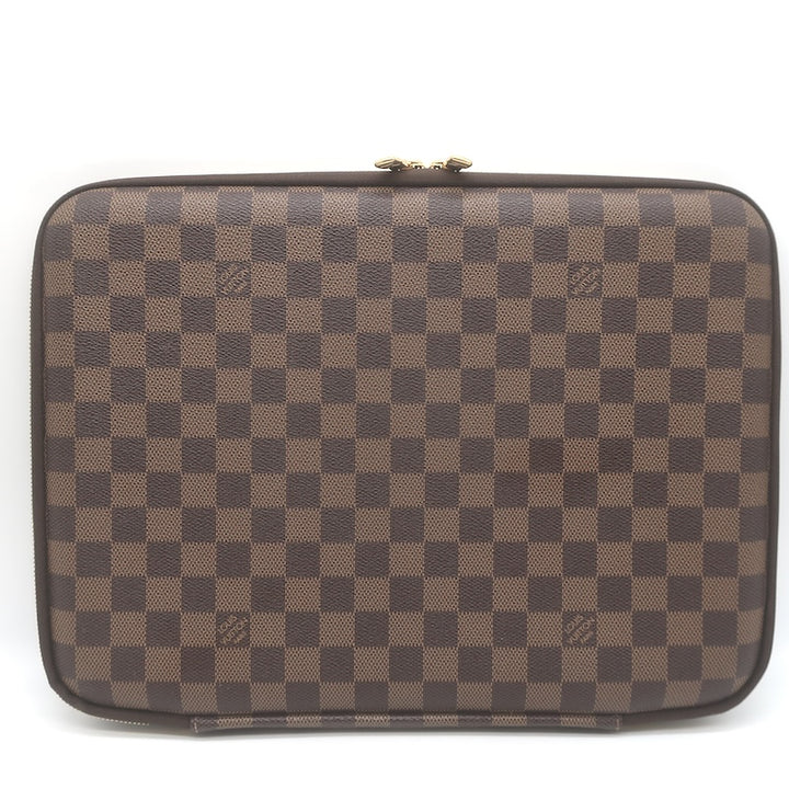 Louis Vuitton Damier Canvas 13 Inch Laptop Case Ebony