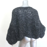 Loewe Anagram Metallic Sweater Black/Silver Mohair-Blend Size Medium