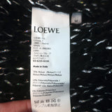 Loewe Anagram Metallic Sweater Black/Silver Mohair-Blend Size Medium