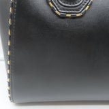 Givenchy Chain-Trimmed Small Antigona black leather crossbody bag with gold hardware, pre-owned with authentic luxury appeal