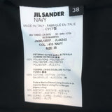 Jil Sander Navy Button-Front Coat Navy Polyester Size 38
