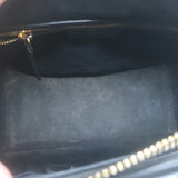 Givenchy Small Antigona leather crossbody, black leather with chain trim and gold hardware, authentic pre-owned.