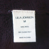 Ulla Johnson Ambrosia Midi Dress Mahogany Wool Pointelle Knit Size Medium NEW