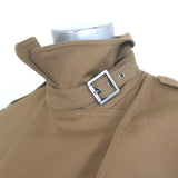 Theory Ashling Belted Trench Coat Brown Cotton Size Medium