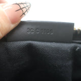 Givenchy chain-trimmed small Antigona black leather crossbody with gold hardware, pre-owned authentic designer bag