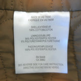 Theory Ashling Belted Trench Coat Brown Cotton Size Medium