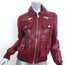 Gucci Tom Ford Multi-Pocket Leather Bomber Jacket Red Size 40