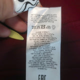 Alaia Pleated Halter Mini Dress Bordeaux Silk-Blend Knit Size 40