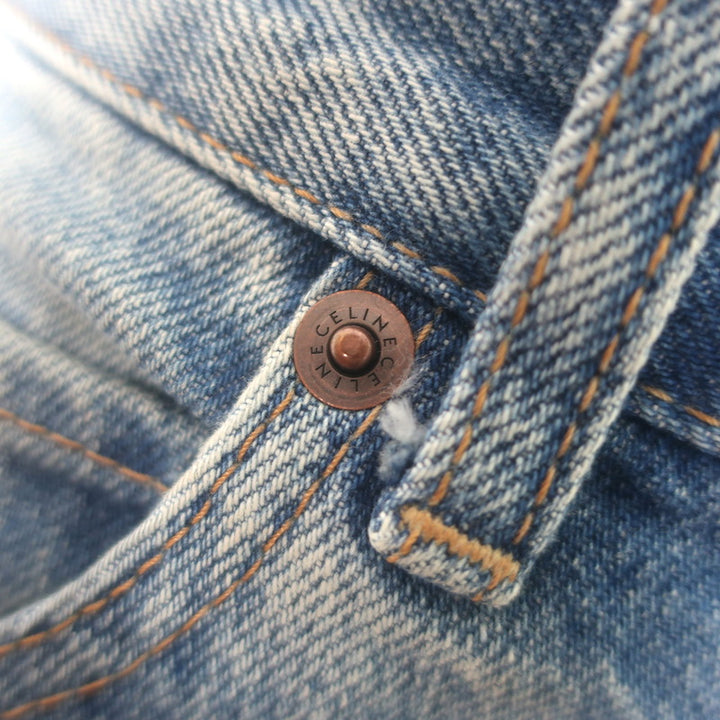 Celine Flared Surf Jeans Union Wash Denim Size 27
