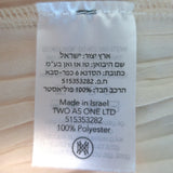 Sabina Musayev Samara Padded Shoulder Top Ivory Size Medium NEW