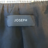 Joseph Grimaud Prince of Wales Blazer Gray Cotton Size 40 One-Button Jacket