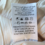 Sabina Musayev Samara Padded Shoulder Top Ivory Size Medium NEW