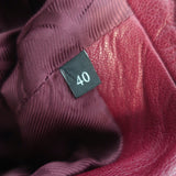 Gucci Tom Ford Multi-Pocket Leather Bomber Jacket Red Size 40