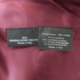 Gucci Tom Ford Multi-Pocket Leather Bomber Jacket Red Size 40