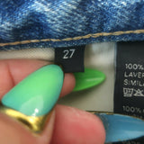 Celine Flared Surf Jeans Union Wash Denim Size 27