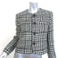 Celine Verneuil Houndstooth Tweed Jacket Black/Cream Wool-Blend Size 38 NEW