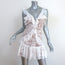 For Love & Lemons Mini Dress Tati White Ruffled Lace Size Medium