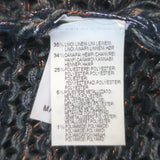 Brunello Cucinelli Short Sleeve Metallic Knit Zip-Up Cardigan Gray Size Large