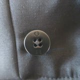 Gabriela Hearst Rhein Flared Pants Black Stretch Wool Size 42