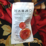 Rianna + Nina One of a Kind Tiered Maxi Shirtdress Multi Printed Silk One Size