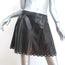 RED Valentino Studded Scalloped Leather Mini Skirt Black Size 42