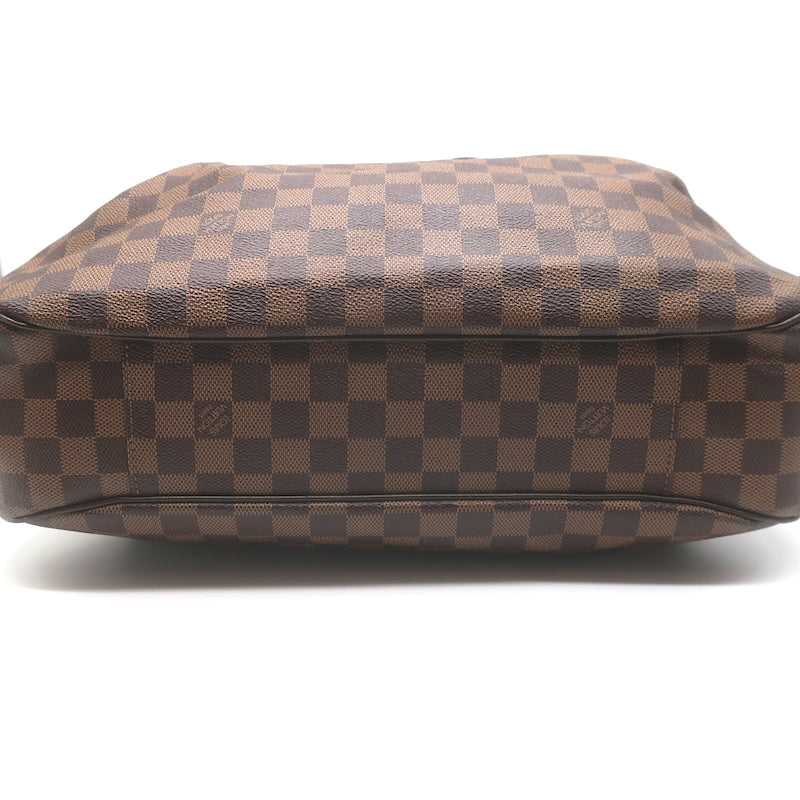 Louis Vuitton Evora MM Shoulder Bag Brown Damier Canvas with Pochette Cles