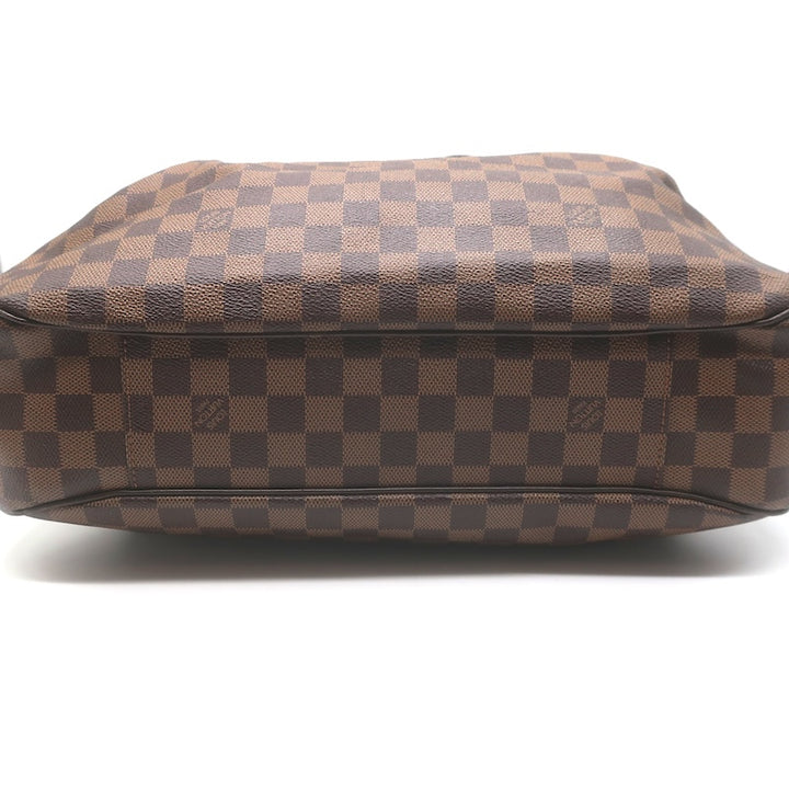 Louis Vuitton Evora MM Shoulder Bag Brown Damier Canvas with Pochette Cles