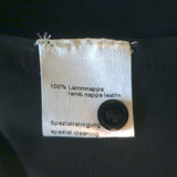 Akris Lamb Leather Tunic Black Size US 8 Sleeveless Top